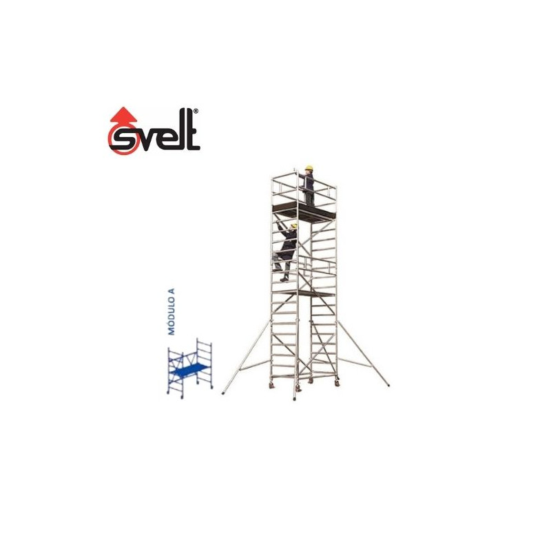 Andamios tubular aluminio Roller modulo A SVELT