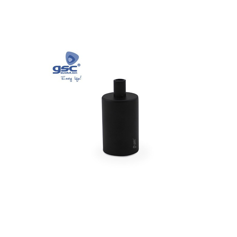 Portalámpara E27 decorativo Negro GSC C1/100