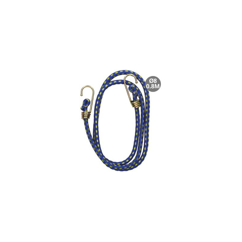 Cincha elastica goma con ganchos 8mmx80cm HANTUMS C50/100