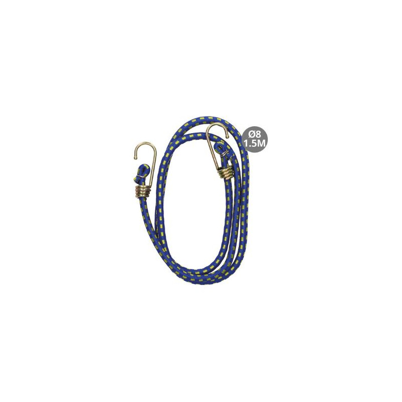 Cincha elastica goma con ganchos 8mmx150cm HANTUMS C50/100