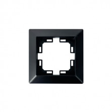 Embellecedor Serie GAMMA 1 módulo Negro GSC C42/420