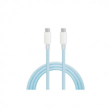 Cable USB Tipo C a USB Tipo C de nylon trenzado 1,5 metros Azul GSC