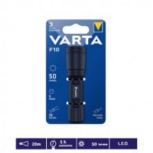 Linterna LED Flashlight F10 50Lm 99,5x27mm diámetro (Funciona con 1 pila AA no incluida) VARTA