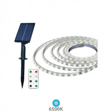 Kit tira LED Solar 10m 0,2w/m 6500K 180Lm Ancho 8mm IP65 GSC
