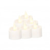 Pack 6 velas decorativas LED 36mm Funciona con pilas CR2032 incluid (Precio por unidad) BAMBASY