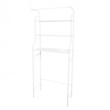 Estantería metálica para lavadora 3 niveles Blanco DOVELIS C1/8