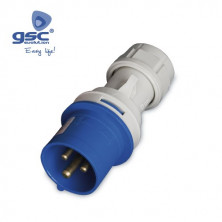 Clavija CETAC 2P+T 32A 220V IP44 Azul GSC C10/60