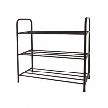 Zapatero metálico con 3 baldas Negro DOVELIS C1/8