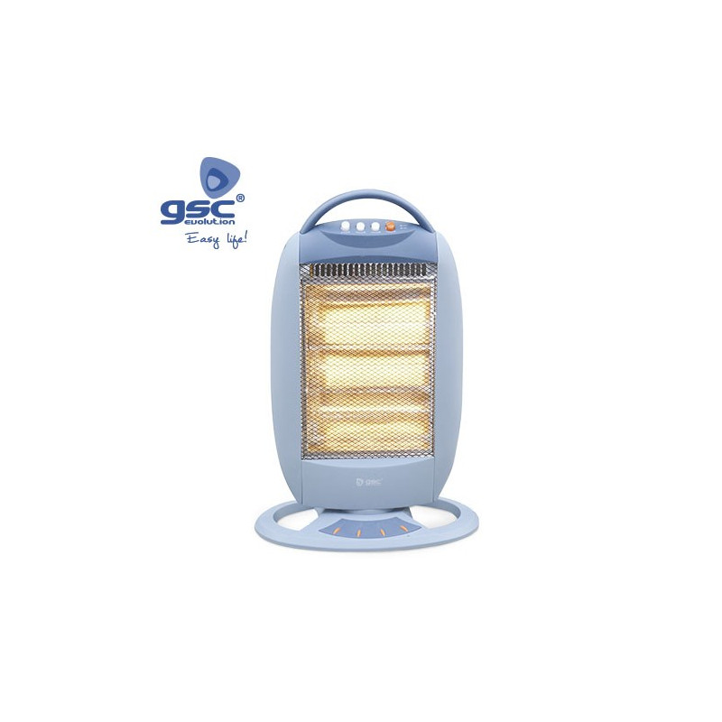 Calefactor halogeno giratorio de diseño 1200w GSC C1/4