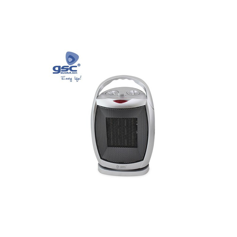 Calefactor de aire vertical cerámico giratorio 1500w GSC C1/6