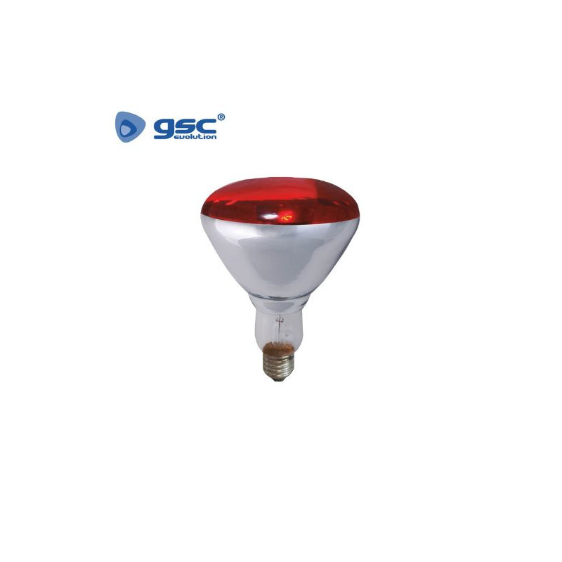 Bombilla infrarrojos E27 125mm 250w GSC C1/24