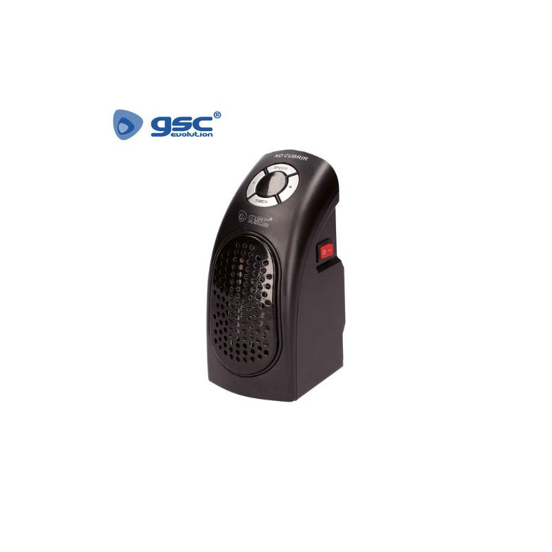 Mini calefactor vertical sin cable Bardei 400W Negro GSC C1/24