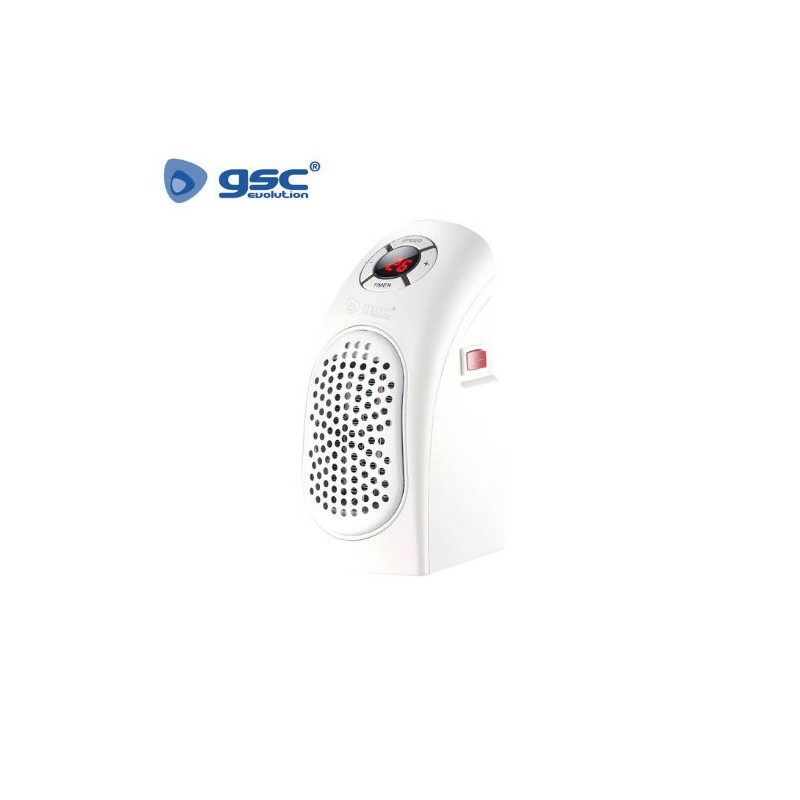 Mini calefactor vertical sin cable Bardei 400W Blanco GSC C1/24