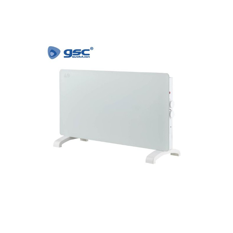 Radiador convector de cristal 2000w Blanco Zanthus GSC C1/1