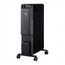 Radiador de aceite 9 elementos 2000w con mando Negro Durasil NIAROS