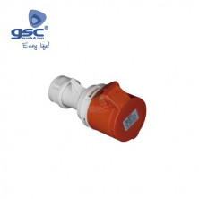 Base CETAC movil 3P+N+T 32A 240-415V IP44 Roja GSC C10/60