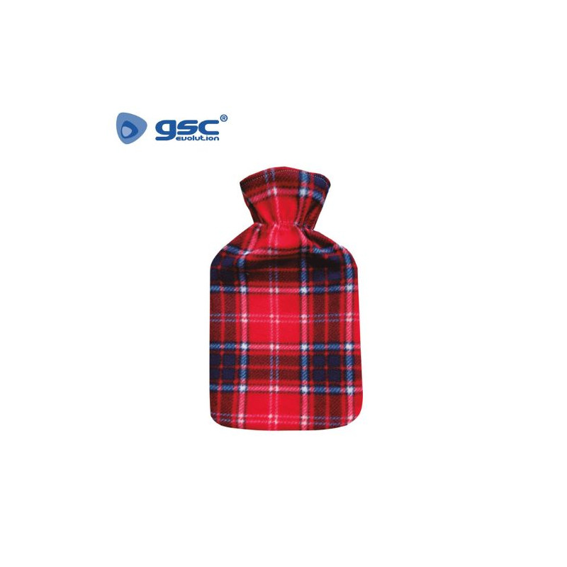 Bolsa de agua caliente 2L Cuadro Escocés rojo GSC C1/25