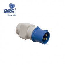 Adaptador Clavija CETAC 2P+T 16A a Base movil 16A GSC C10/100