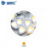 Guirnalda LED Decorativa 1,5m 10 leds Corazones de madera 2700-3000K Funciona a pilas IP20 GSC C1/24