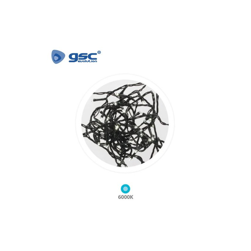 Guirnalda LED Decorativa Alambre 5m 6000K 8 Funciones IP44 220V GSC C1/20