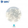 Guirnalda LED Decorativa Alambre Transparente 10m 6000K 8 Funciones IP44 220V GSC C1/20