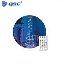 Arbol decorativo LED 1,5m con USB mas mando RGB 32 funciones IP44 GSC C1/4