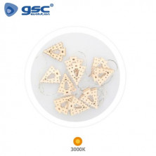 Guirnalda LED Decorativa 1,35m 10 Leds Arboles Madera 3000K Funciona a pilas IP20 GSC C1/10