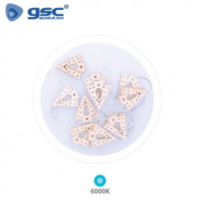 Guirnalda LED Decorativa 1,35m 10 Leds Arboles Madera 6000K Funciona a pilas IP20 GSC C1/10