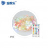 Guirnalda LED Decorativa 9,9m 10 Leds 6w con Mando 32 funciones USB IP20 GSC C1/40