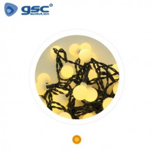 Guirnalda de bombillas 4M 8 funciones Luz cálida GSC C1/24