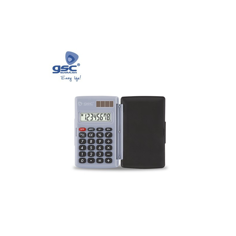 Calculadora de bolsillo 8 digitos pilas GSC C20/400