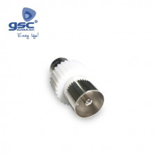 Conector Coaxial TV Macho - Macho ÚLTIMAS UNIDADES