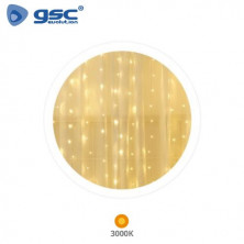 Cortina LED Luminosa 3x2m 3000K 320 Leds IP44 220V GSC C1/10