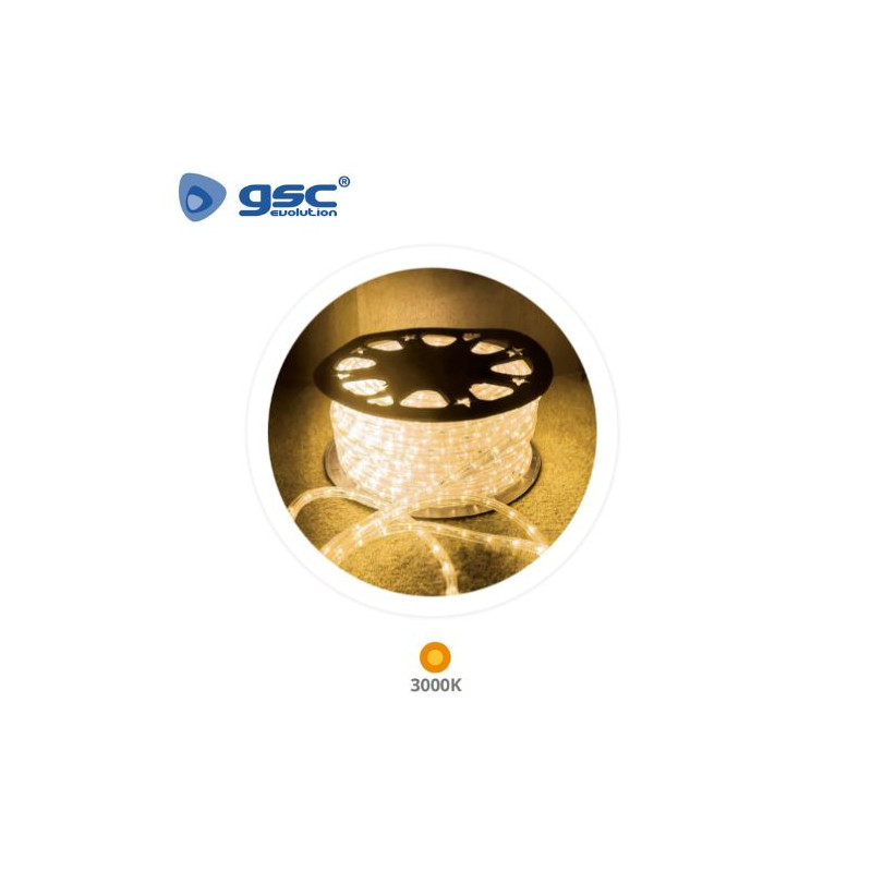 Tubo luminoso flexible LED 48 metros 3000K IP44 220V GSC C1/1