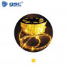 Tubo luminoso flexible LED 48 metros  Luz Amarilla IP44 220V GSC C1/1