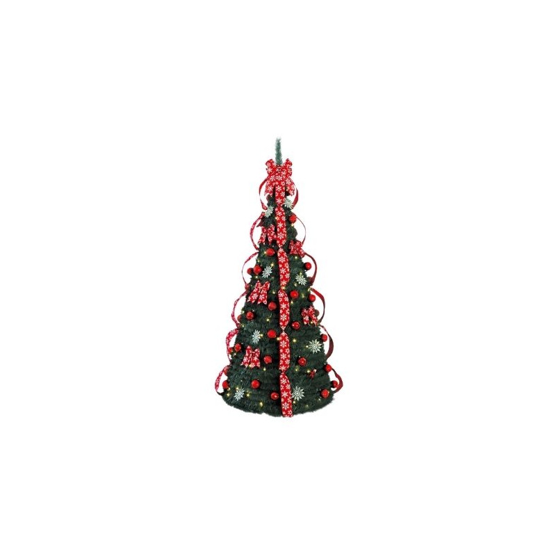 Árbol de navidad plegable decorado con luces Niah 1,5M GSC C1/1