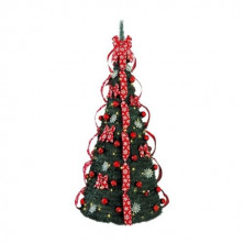 Árbol de navidad plegable decorado con luces Niah 1,8M GSC C1/1