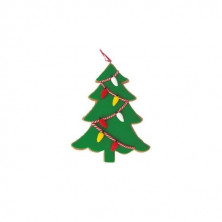 Árbol colgante decorativo de navidad Caja expositora de 12 unidades (Precio por unidad) C12/144