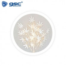 Rama decorativa LED de hojas de arce blancas 0,70M Luz cálida GSC C1/24