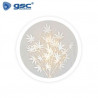 Rama decorativa LED de hojas de arce blancas 0,70M Luz cálida GSC C1/24