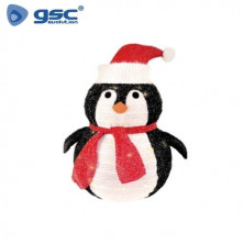 Pingüino plegable LED 60cm 8 funciones Luz cálida GSC C1/6