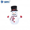 Muñeco de nieve plegable LED 70cm 8 funciones Luz fría GSC C1/8