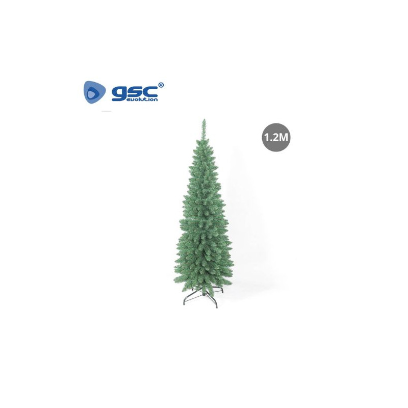 Árbol de navidad artificial tipo lápiz Bousso 1,2M 220 ramas GSC C1/1