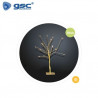 Árbol decorativo LED Cumia 30cm Funciona con 2 pilas AA Dorado GSC C1/12