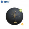 Árbol decorativo LED Cumia 40cm Funciona con 3 pilas AA Dorado GSC C1/12