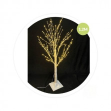 Árbol decorativo LED Sirka 1,2M Blanco GSC C1/6