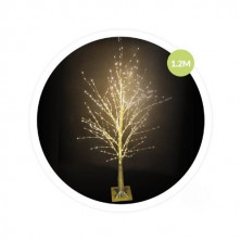 Árbol decorativo LED Sirka 1,2M Dorado GSC C1/6