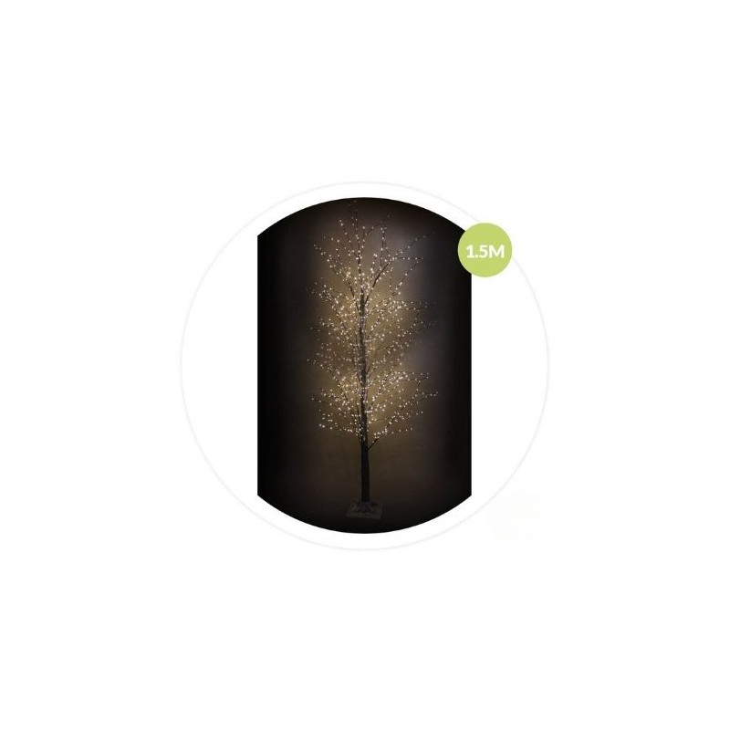 Árbol decorativo LED Sirka 1,5M Negro GSC C1/6