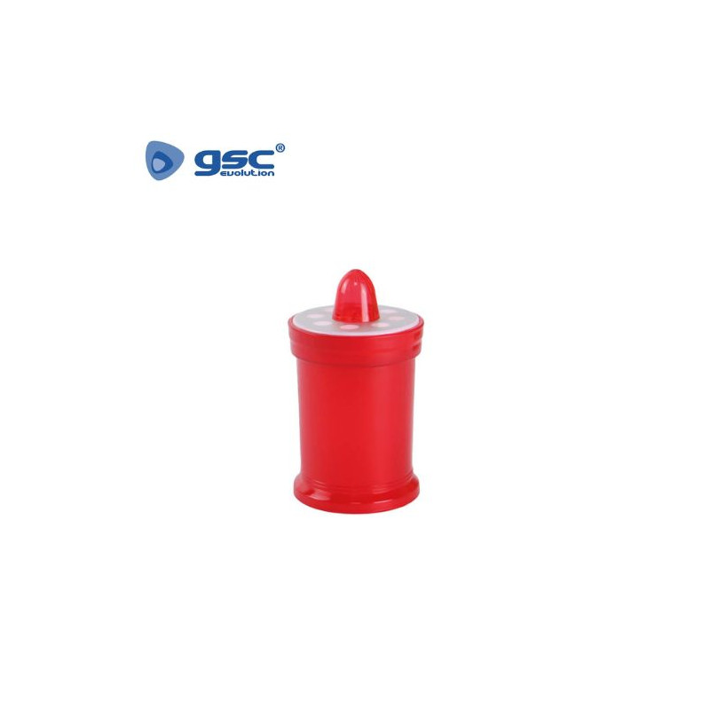 Vela luminosa decorativa 2xAA Rojo GSC C1/120