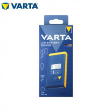 Comprobador Pilas AA, AAA, C, D y 9V con pantalla LCD, funciona con 2 pilas LR44 incluidas VARTA